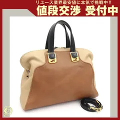 極美品✨FENDI カメレオン ダッフルバッグ ハンドバッグ ブラウン系