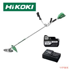 新品 HiKOKI ハイコーキ 18V コードレス刈払機 刈刃径230mm 両手ハンドル 5.0Ah バッテリー1個、充電器、チップソー付 CG18DA(JC) コードレス草刈り機 日立 芝刈り機