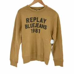 リプレイ REPLAY REPLAY BLUE JEANS1981プリントスウェット メンズ JPN：M のサムネイル