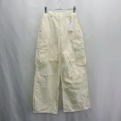 ◇ ⊂◎●未使用● PAGEBOY ページボーイ ウエストゴム カーゴパンツ サイズF アイボリー レディース E  【1503050033657】