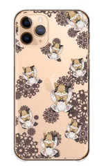 iPhone13 Pro ケース カバー アイフォン13 プロ スマホケース ハードケース 猫 ネコ ねこ 三毛猫 みけねこ ぬいぐるみ ゴシック レース リボン かわいい 病み 可愛い カラー04