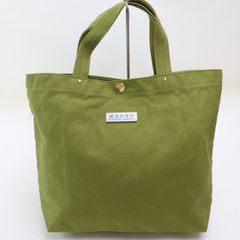 信三郎帆布 京都高島屋コラボ限定完売品 トートバッグ カーキ 京都名所 