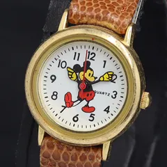 稼動 QZ ミッキーマウス ディズニー キャラクター文字盤 レディース腕時計 KRK 2000000 NSK