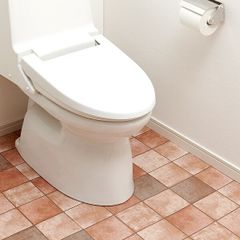 【割引クーポン】【新品】トイレ床模様替えシート抗菌タイプ テラコッタ柄 模様替え DIY トイレ 床 シート 抗菌 テラコッタ レンガ調 防水 貼って剥がせる 吸着シート 手軽 リーズナブル フリーカット リメイク 簡単