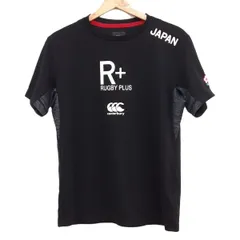 CANTERBURY(カンタベリー) 半袖Tシャツ サイズM メンズ美品  - 黒×ダークグレー×白 クルーネック