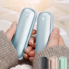 YUSIDO 充電式カイロ 10000mAh大容量 1台2役 モバイルバッテリー 長時間連続使用 3段階温度調節 急速発熱 ハンドウォマー 電気 usb モバイルカイロ 超軽量 コンパクト 持ち運びやすい 冷え対策 エコ おしゃれ ギフト プレゼント