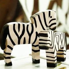 呪物】願いを叶えてくれる不思議なシマウマの置物