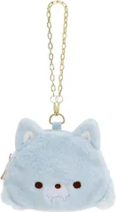 リラックマ アオイコオオカミ あみぐるみ　中古美品 リラックマ がおー！ぬいぐるみ アオイコオオカミ マスコット