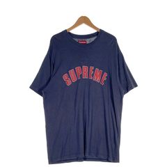 Supreme Arc Logo Tシャツ ネイビー M - メルカリ