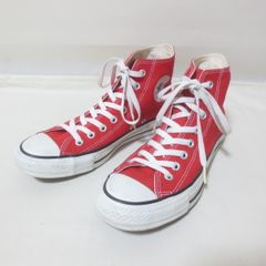 D185　CONVERSE　ALL STAR　ハイカット　スニーカー　レッド　26cm　M9621　コンバース