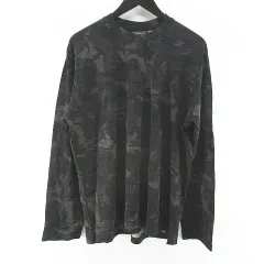 ヨウジヤマモト プールオム 22SS 花図鑑ロングスリーブカットソー Yohji Yamamoto POUR HOMME】30/- COTTON SINGLE JERSEY ROUND