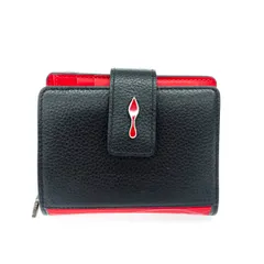 クリスチャンルブタン パロマ　財布 Paloma - コンパクトウォレット - カーフレザー - ブラック