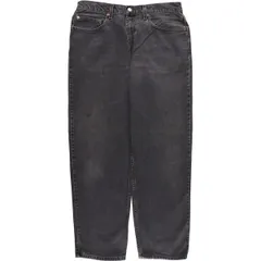 古着 00年代 リーバイス Levi's 550 RELAXED FIT ブラックデニム テーパードデニムパンツ メンズw33相当/eaa571204