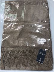 新品、未使用 在庫処分 ギフト Johnstons of Elgin ジョンストンズ カシミヤ マフラー ストール チェック柄 大判 190×70cm OTTER