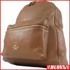 COACH コーチ リュック 大容量 メンズ 本革 レザー レディースX7153