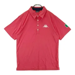 サイズ：L KAPPA GOLF カッパゴルフ  半袖ポロシャツ  ピンク系 [240101436532] ゴルフウェア メンズ ストスト