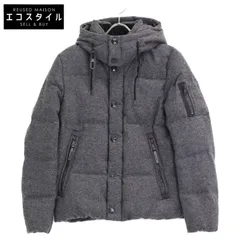 nano universe ナノユニバース ｸﾞﾚｰ 西川ﾀﾞｳﾝ ｳｰﾙ ﾌｰﾄﾞ付 G2ﾀﾞｳﾝ ｼﾞｬｹｯﾄ M