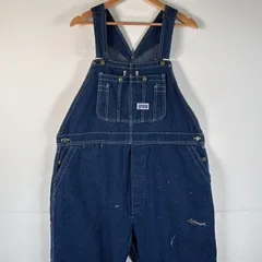 お値下げ！USA製 80s ビッグスミス デニムオーバーオール　ビッグサイズ BIG SMITH - 80s BIG SMITH オーバーオール ビッグスミス