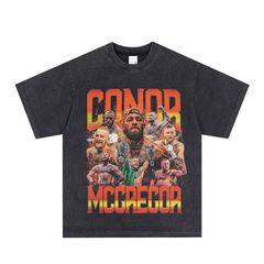 コナー・マクレガー UFC Conor McGregor　格闘技 ヴィンテージ加工 Tシャツ　ラップＴ　S-3XL