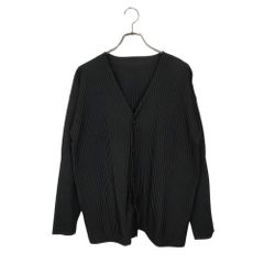 HOMME PLISSE ISSEY MIYAKE オムプリッセ イッセイミヤケ プリーツ カーディガン HP41JL012 3 ブラック
