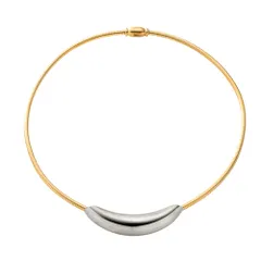 【ミックスシルバー × ワンサイズ】[Cream dot. クリームドット公式] ネックレス レディース チョーカー サージカルステンレス 金属アレルギー マグネットクラスプ 1秒着脱 ワンタッチ 簡単装着 ステンレス製 つけっぱなし ミックスカラー