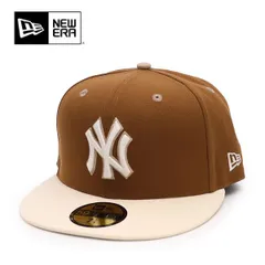 ニューエラ【ＮＥＷ ＥＲＡ】59FIFTY Pancakes ニューヨーク・ヤンキース トーステッドピーナッツ ワインコークバイザー 帽子 キャップ パンケーキ ロゴ ユニセックス