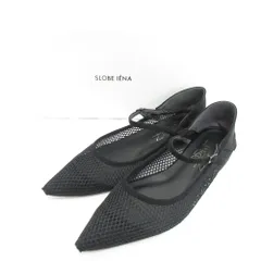 未使用 ルタロン ポインテッド ワンストラップ フラット 千鳥柄 ニット 未使用 ルタロン ポインテッド ワンストラップ フラット 千鳥柄