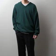 90~00's L.L.Bean Cotton Knit V-Neck Sweater エルエルビーン　142050