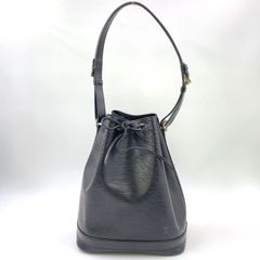 LOUIS VUITTON ノエ エピ エピ ノワール レザー ブラック ショルダーバッグ ゴールド M59002
