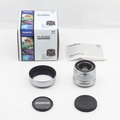 元箱付き■美品■ OLYMPUS OM SYSTEM オリンパス OLYMPUS M.ZUIKO DIGITAL 25mm F1.8 シルバー