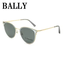 バリー BALLY BY0067-D 20A 53 サングラス アジアンフィット UVカット 紫外線カット ノーズパッド 鼻あて レディース グレー ライトグレー ゴールドのサムネイル