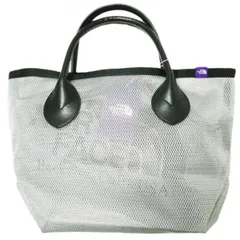新品 THE NORTH FACE PURPLE LABEL ザ・ノースフェイス パープルレーベル 24SS Mesh Field Tote S メッシュフィールドミニトートバッグ NN7404N H Gray nanamica カバン g22180