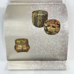 売切値下げ】508myf36△袋帯 作家物 KisyuRaden 螺鈿△美品 売切値下げ】