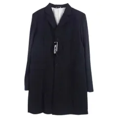 ブラックコムデギャルソン ジャケット 21AW 1H-J001-052 Seven 7 Shadow Stripe Tailored Long Jacket バックプリント ナンバリング ロング テーラードジャケット M【中古】のサムネイル