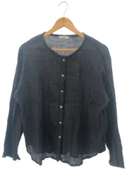 JOURNAL STANDARD relume (ジャーナルスタンダードレリューム) ★★ ① 25051462109020 コットンクレープクルーネックブラウス レディース ブラック FREE