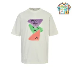 【今日WTO】Prada / プラダ カラフルロゴプリント半袖 T-VE30