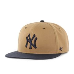 【新品・未使用】'47 SANAPBACK (Yankees CAPTAIN) BROWN / NAVY フォーティーセブン スナップバック (ヤンキース キャプテン) ブラウン / ネイビー