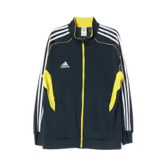 adidas(アディダス) ブラックイエロー トラックトップス ジップアップ ジャージ