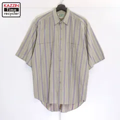 80s vintage Levi's ストライプ柄 半袖シャツ メンズ 表記Mサイズ
