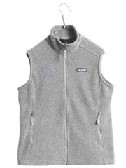 【お得なクーポン配布中!】 US企画 18年製 パタゴニア クラシック シンチラ フリース ベスト レディース M 古着 Patagonia アウトドア フルジップ 重ね着 廃盤 企業 灰
