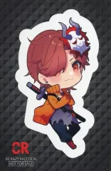 【中古】シール・ステッカー ありさか(デフォルメ) ステッカー 「Crazy Raccoon×GiGOキャンペーン」 クレーンゲーム特典 第2弾