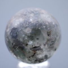 ガーデンクォーツ 庭園水晶 丸玉 54.8mm 224.5g 天然石 置物  