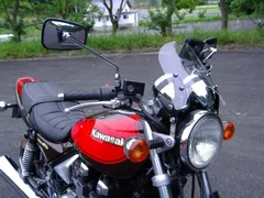 カワサキ ゼファー400 ゼファーχ ゼファー400χ  ゼファー ウインドスクリーン ws-01 汎用 クリア スモーク ウインドシールド 風防 シールドスクリーン ウインドプロテクター バイク