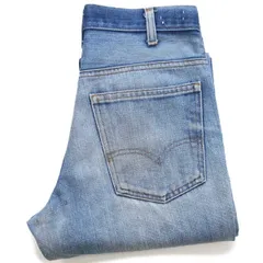70s USA製 Levi'sリーバイス 646 デニムパンツ ヒゲ W32 L31★ベルボトム フレア ビンテージ ジーンズ ハチノス 66前期