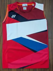 YONEX ヨネックス 日本代表モデル 神奈川県代表 ノースリーブ ユニフォーム SS 赤