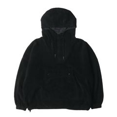 COOTIE クーティー ジャケット サイズ:M 23AW フリースボア アノラック プルオーバー ジャケット Garment Dyed Cotton Boa Anorak Hoodie ブラック 黒 アウター ブルゾン 上着【メンズ】