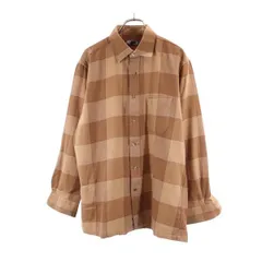 ダックス チェック柄 長袖 シャツ L ブラウン系 DAKS メンズ 【中古】  【230506】