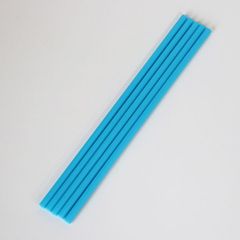 ストロー プラ リユース 5本セット 食洗機対応 日本製 持ち運べる 繰り返し使える ストロー 青 ライトブルー 推しカラー グッズ