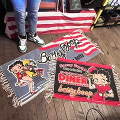 おまけ付き ベティーちゃん レア４点セット マット カーテンなど おまけ付き ベティーちゃん レア4点セット マット カーテンなど