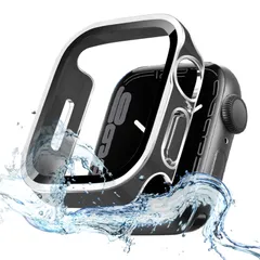【即日発送】アップルウォッチse 第二世代/se/6/5/4 se Watch Watch Watch 第二世代/se/6/5/4 Apple Apple Apple ガラスフィルム ケース ケース アップルウォッチ アップルウォッチ 二重構造 対応(44mm